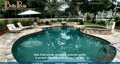 Desktop Screenshot of bellapoolscapecod.com